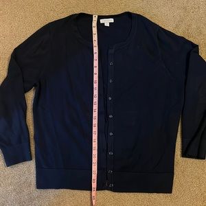 Charter Club Navy Cardigan